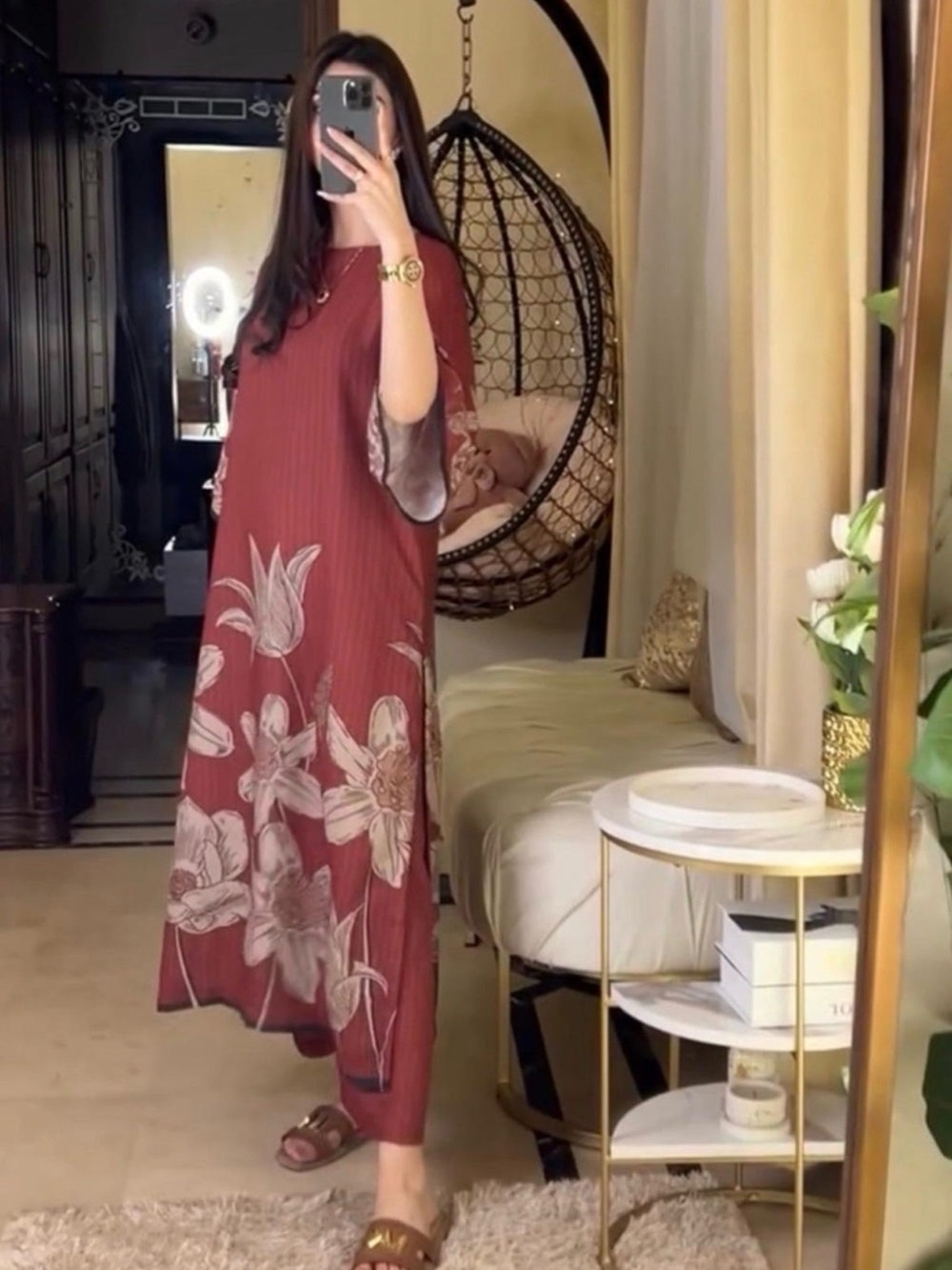 🌹PAKISTANI COORD SET TWO PIECE CREPE SUIT🌹